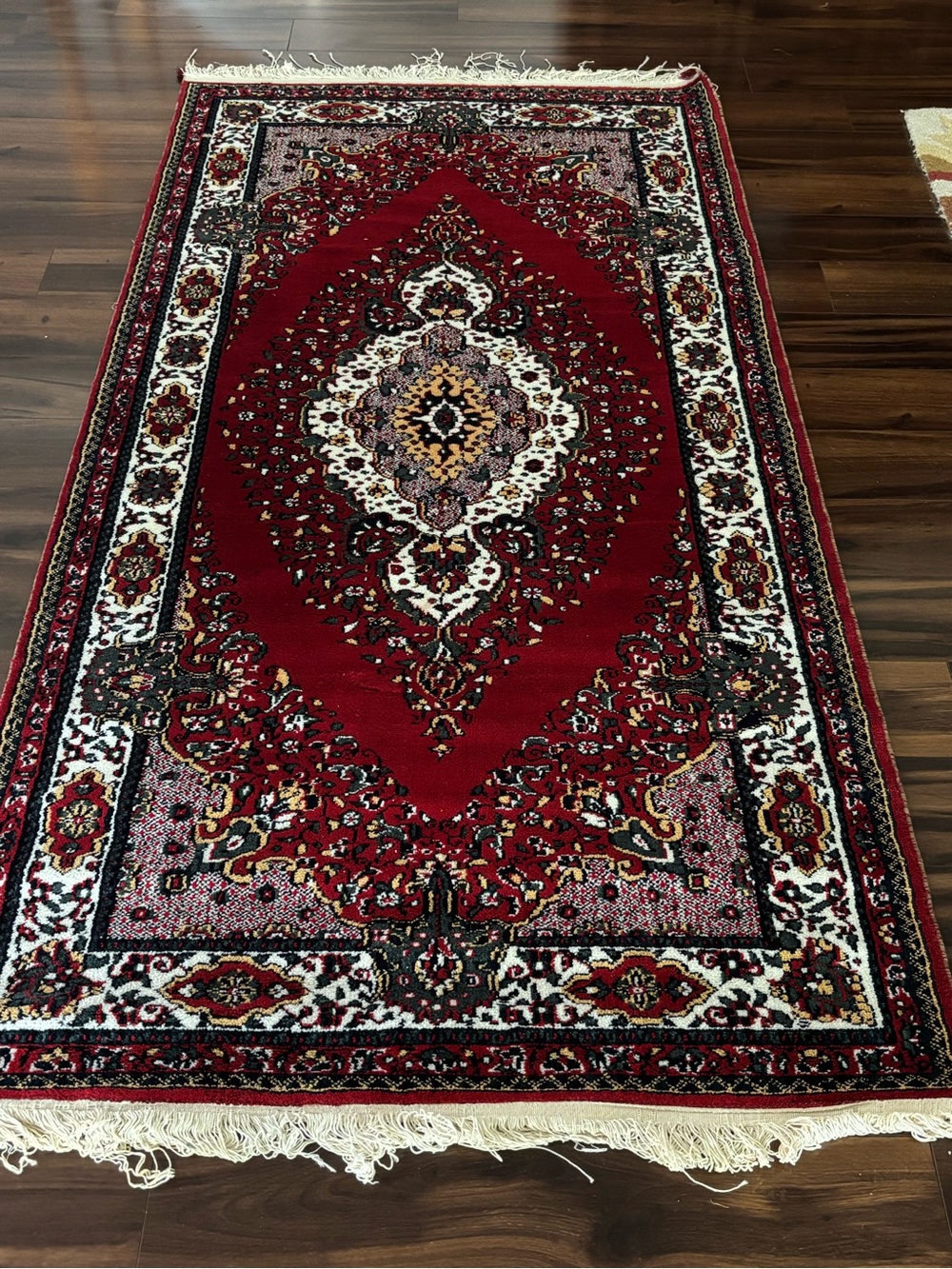 Rare Vintage Turkish Persian Wool Rug